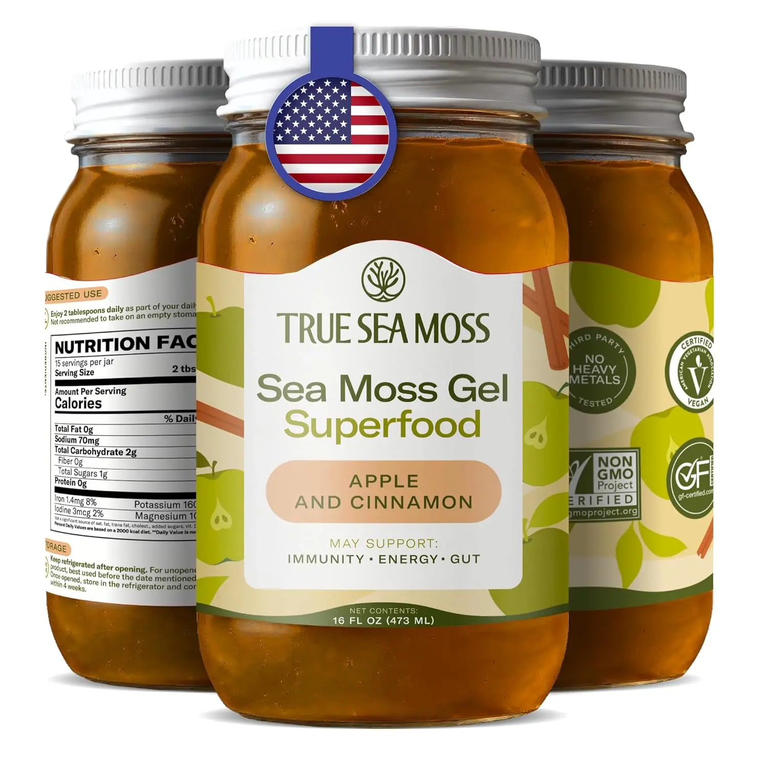 APPLE & CINNAMON SEA MOSS GEL