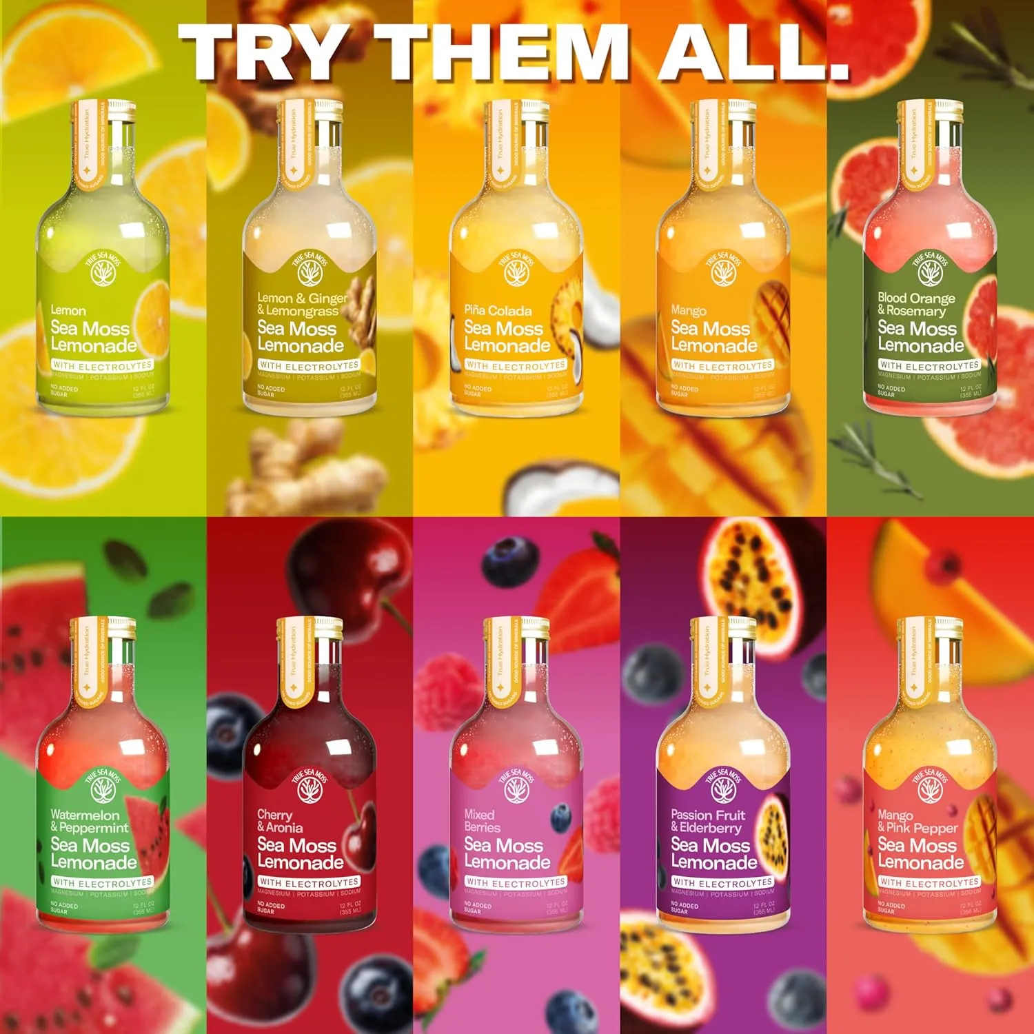 Lemonade - Mango + Electrolytes -Hydration Drink – 4 × 12 fl oz Bottles – Made in USA - Image 6