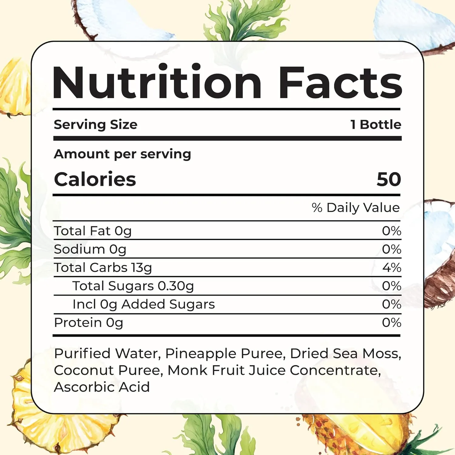 Lemonade - Pina Colada - Hydration Drink – 4 × 12 fl oz Bottles – Made in USA - Image 2
